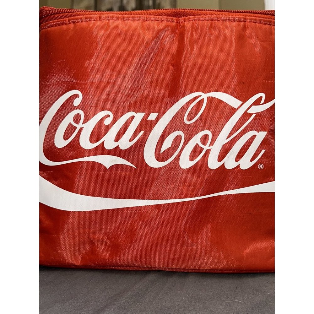 Coca-cola insulated bag with carrying strap
